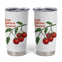 Subtle FDT Tumbler Cup Fresh Delicious Tomatoes Retro Tomato Vine Graphic Political Humor