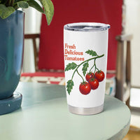Subtle FDT Tumbler Cup Fresh Delicious Tomatoes Retro Tomato Vine Graphic Political Humor