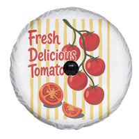 Subtle FDT Spare Tire Cover Fresh Delicious Tomatoes Striped Retro Vintage 80s Subtle FDT