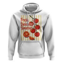 Subtle FDT Hoodie Fresh Delicious Tomatoes Striped Retro Vintage 80s Subtle FDT