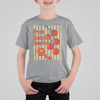 Subtle FDT T Shirt For Kid Fresh Delicious Tomatoes Striped Retro Vintage 80s Subtle FDT