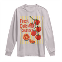 Subtle FDT Long Sleeve Shirt Fresh Delicious Tomatoes Striped Retro Vintage 80s Subtle FDT