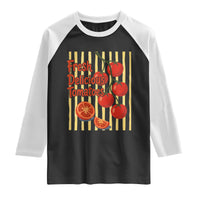 Subtle FDT Raglan Shirt Fresh Delicious Tomatoes Striped Retro Vintage 80s Subtle FDT