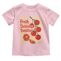 Subtle FDT Toddler T Shirt Fresh Delicious Tomatoes Striped Retro Vintage 80s Subtle FDT