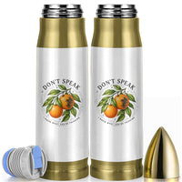 Subtle FDT Bullet Tumbler Dont Speak Orange Graphic Retro Vintage