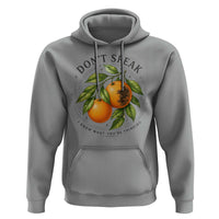 Subtle FDT Hoodie Dont Speak Orange Graphic Retro Vintage