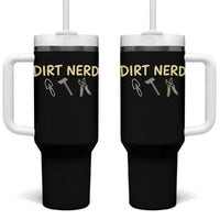 Dirt Nerd Tumbler With Handle Funny Gardening Lover Gardener