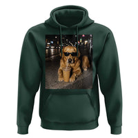 Funny Golden Retriever Iced Coffee Hoodie Grunge Silly Meme Graphic Funny Dog Lover