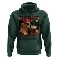 Funny Golden Retriever Drinking Beer Hoodie Silly Dog Meme Graphic Sarcastic Gift