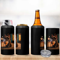 French Bulldog Iced Coffee 4 in 1 Can Cooler Tumbler Grunge Frenchie Graphic Funny Dog Lover
