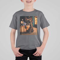 French Bulldog Iced Coffee T Shirt For Kid Grunge Frenchie Graphic Funny Dog Lover