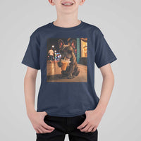 French Bulldog Iced Coffee T Shirt For Kid Grunge Frenchie Graphic Funny Dog Lover