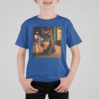 French Bulldog Iced Coffee T Shirt For Kid Grunge Frenchie Graphic Funny Dog Lover