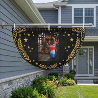 4th Of July Dachshund Drinking Slushie Patriotic Fan Flag 250 Anniversary USA Dog Lovers Funny Meme