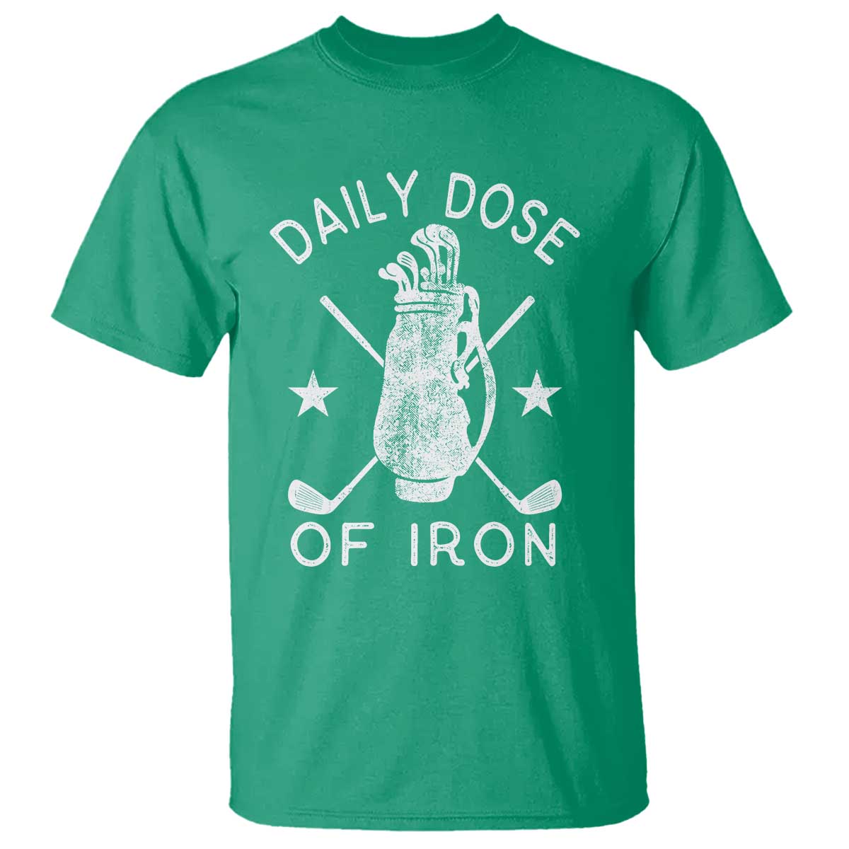 Funny Golfer T Shirt Daily Dose of Iron Golf
