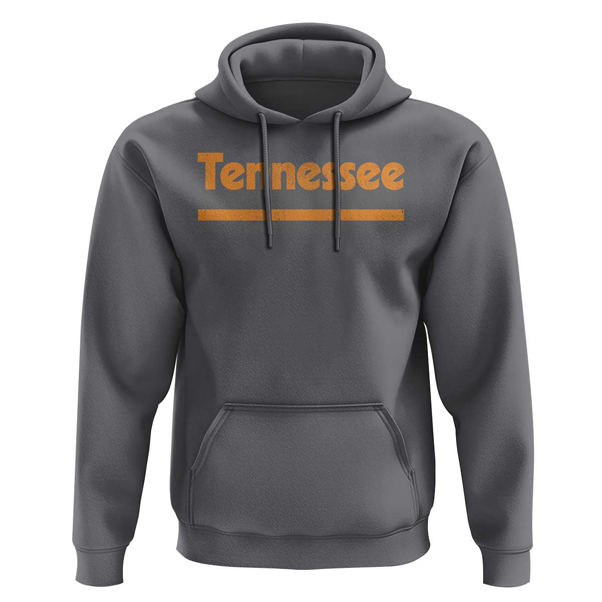 Vintage Tennessee Hoodie Retro Classic TN Orange Print Retro Three Stripe