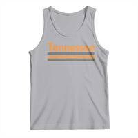 Vintage Tennessee Tank Top Retro Classic TN Orange Print Retro Three Stripe