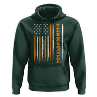Vintage Tennessee Hoodie Retro Classic TN Orange Print Retro American Flag