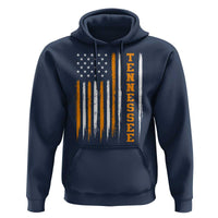 Vintage Tennessee Hoodie Retro Classic TN Orange Print Retro American Flag