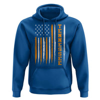 Vintage Tennessee Hoodie Retro Classic TN Orange Print Retro American Flag