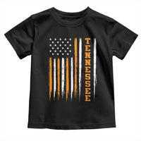 Vintage Tennessee Toddler T Shirt Retro Classic TN Orange Print Retro American Flag