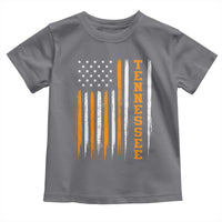 Vintage Tennessee Toddler T Shirt Retro Classic TN Orange Print Retro American Flag