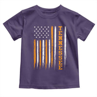 Vintage Tennessee Toddler T Shirt Retro Classic TN Orange Print Retro American Flag