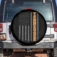 Vintage Tennessee Spare Tire Cover Retro Orange TN American Flag Patriotic US State
