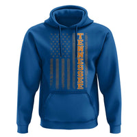 Vintage Tennessee Hoodie Retro Orange TN American Flag Patriotic US State