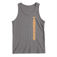 Vintage Tennessee Tank Top Retro Orange TN American Flag Patriotic US State