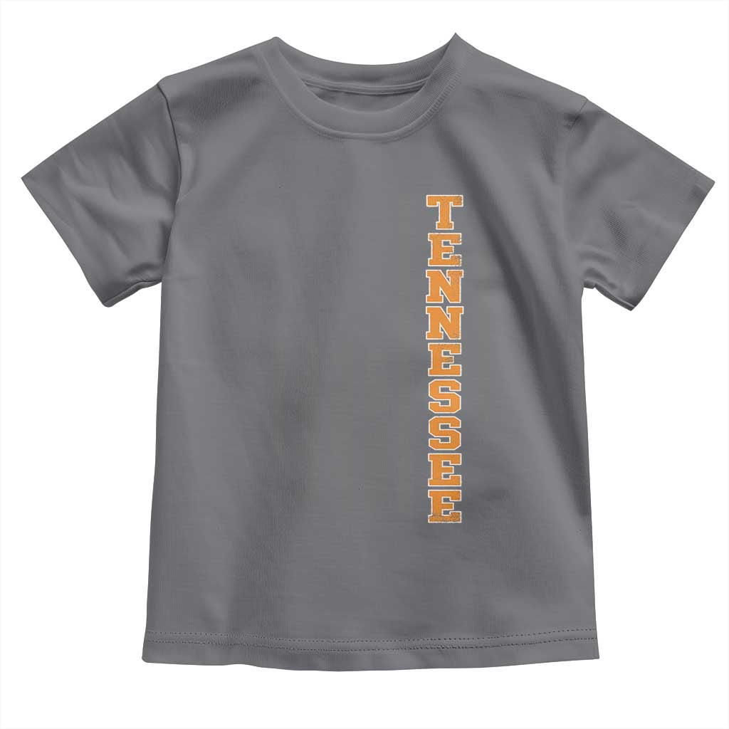 Vintage Tennessee Toddler T Shirt Retro Orange TN American Flag Patriotic US State