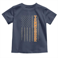 Vintage Tennessee Toddler T Shirt Retro Orange TN American Flag Patriotic US State