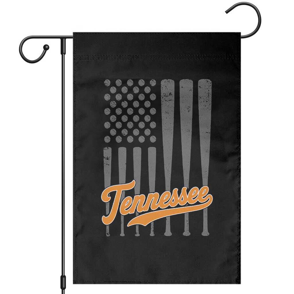 Vintage Tennessee Garden Flag Retro Classic TN Orange Print Retro Baseball American US Flag