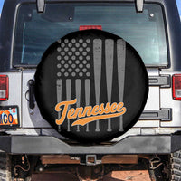 Vintage Tennessee Spare Tire Cover Retro Classic TN Orange Print Retro Baseball American US Flag