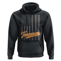 Vintage Tennessee Hoodie Retro Classic TN Orange Print Retro Baseball American US Flag
