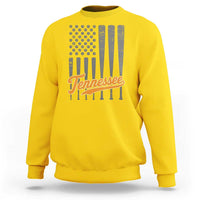 Vintage Tennessee Sweatshirt Retro Classic TN Orange Print Retro Baseball American US Flag TS10