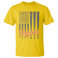 Vintage Tennessee T Shirt Retro Classic TN Orange Print Retro Baseball American US Flag TS10