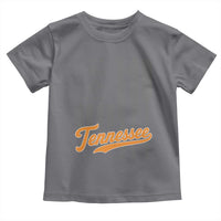 Vintage Tennessee Toddler T Shirt Retro Classic TN Orange Print Retro Baseball American US Flag