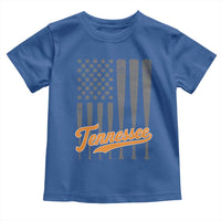 Vintage Tennessee Toddler T Shirt Retro Classic TN Orange Print Retro Baseball American US Flag