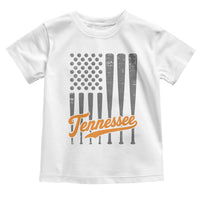 Vintage Tennessee Toddler T Shirt Retro Classic TN Orange Print Retro Baseball American US Flag