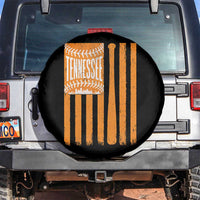 Vintage Tennessee Spare Tire Cover Retro Classic TN Orange Retro Baseball American US Flag