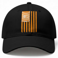 Vintage Tennessee Baseball Cap Retro Classic TN Orange Retro Baseball American US Flag