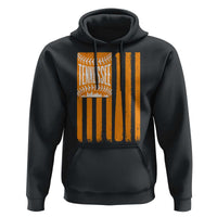 Vintage Tennessee Hoodie Retro Classic TN Orange Retro Baseball American US Flag