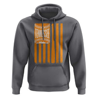 Vintage Tennessee Hoodie Retro Classic TN Orange Retro Baseball American US Flag