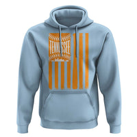 Vintage Tennessee Hoodie Retro Classic TN Orange Retro Baseball American US Flag