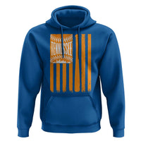 Vintage Tennessee Hoodie Retro Classic TN Orange Retro Baseball American US Flag