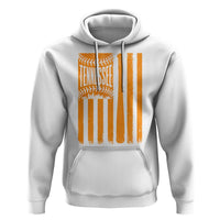 Vintage Tennessee Hoodie Retro Classic TN Orange Retro Baseball American US Flag