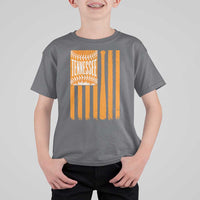Vintage Tennessee T Shirt For Kid Retro Classic TN Orange Retro Baseball American US Flag