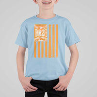 Vintage Tennessee T Shirt For Kid Retro Classic TN Orange Retro Baseball American US Flag