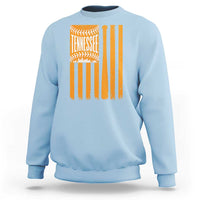 Vintage Tennessee Sweatshirt Retro Classic TN Orange Retro Baseball American US Flag
